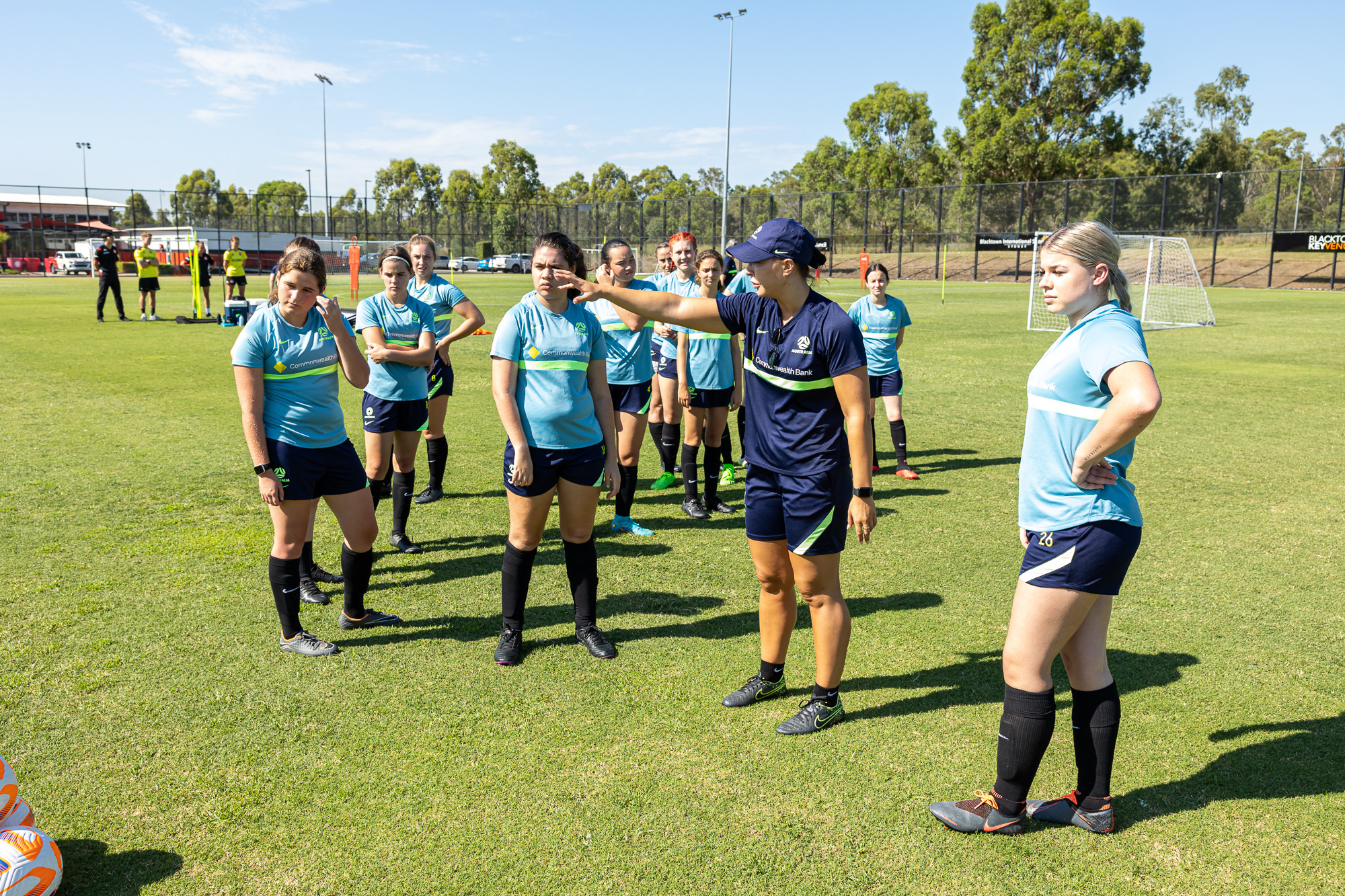 The CommBank ParaMatildas during their February 2023 training camp.